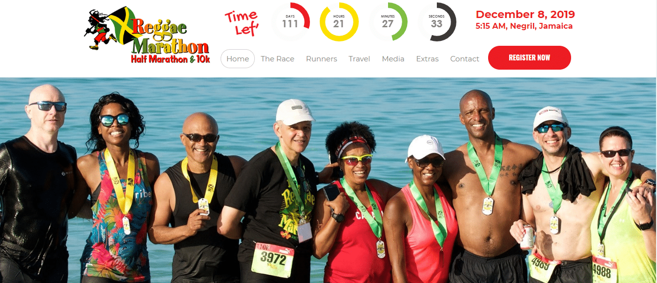 Tour the Reggae Marathon Website
