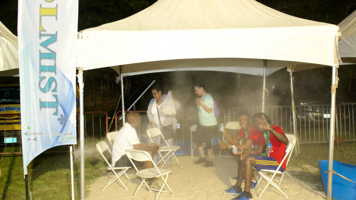 Ice Baths, Misting Tents, and Massages on the Beach