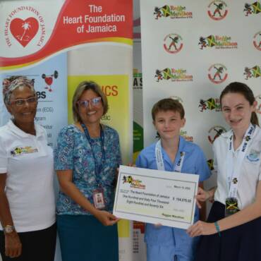 STUDENTS LEAD THE FUNDRAISING CHARGE FROM REGGAE MARATHON